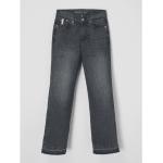 Blaue Tom Tailor Straight Leg Jeans für Kinder aus Baumwollmischung für Mädchen Größe 158 
