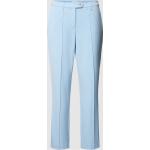 Hellblaue Tom Tailor Bundfaltenhosen für Damen Größe M Weite 42, Länge 28 