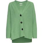 Grüne Unifarbene Tom Tailor V-Ausschnitt Damencardigans & Damenstrickjacken Größe S 
