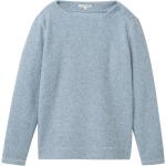 Hellblaue Melierte Casual Tom Tailor Melange Rundhals-Ausschnitt Damensweatshirts Größe L 