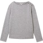 Graue Melierte Casual Tom Tailor Melange Rundhals-Ausschnitt Damensweatshirts Größe XL 
