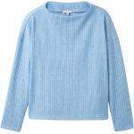 Blaue Langärmelige Tom Tailor Damensweatshirts Größe S 