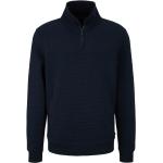 Blaue Tom Tailor Herrensweatshirts Größe XL für den für den Herbst 