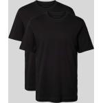 Schwarze Tom Tailor T-Shirts aus Baumwolle für Herren Größe L 2-teilig 