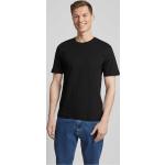 Schwarze Unifarbene Tom Tailor T-Shirts aus Baumwolle für Herren Größe M 2-teilig 