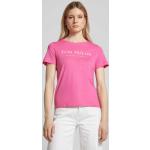 Pinke Tom Tailor T-Shirts aus Baumwolle für Damen Größe S 