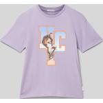 Lila Tom Tailor Kinder T-Shirts aus Baumwolle für Jungen Größe 140 