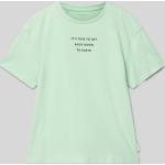 Mintgrüne Tom Tailor Kinder T-Shirts aus Baumwolle für Jungen Größe 140 