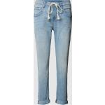 Hellblaue Loose Fit Tom Tailor Tapered Jeans aus Baumwollmischung für Damen Größe XS Weite 32, Länge 30 