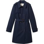 Blaue Tom Tailor Trenchcoats für Damen Größe L 
