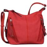 Umhängetasche TOM TAILOR "CAIA Cross bag M" rot Damen Taschen Handtaschen mit schönen Details