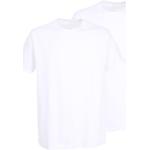 Weiße Tom Tailor Rundhals-Ausschnitt Herrenunterhemden aus Baumwolle Größe M 2-teilig 