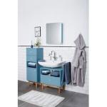 Graue Moderne Tom Tailor Color Bath Waschbeckenunterschränke & Badunterschränke mit Schublade Breite 0-50cm, Höhe 100-150cm, Tiefe 0-50cm 