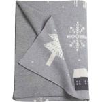 Graue Kuscheldecken & Wohndecken aus Baumwolle 130x170 für den für den Winter 