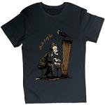 Tom Waits Piano Men's T-Shirt Fashion Casual Unisex Black Tee XL