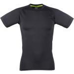 Schwarze Sportliche Tombo T-Shirts aus Polyester für Herren Größe M 