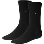 Tommy Hilfiger 4 Paar Herren Classic Socken Gr. 39-49 Business Sneaker Socken, Farbe:200 - black, Bekleidungsgröße:XL