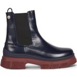 Schwarze Tommy Hilfiger Ankle Boots & Klassische Stiefeletten für Damen Größe 40 