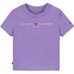 Violette Kurzärmelige Tommy Hilfiger Essentials Kinder T-Shirts für Mädchen Größe 62 