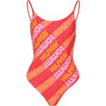 Reduzierte Pinke Tommy Hilfiger Badeanzüge mit hohem Beinausschnitt aus Polyamid für Damen Größe XS 