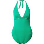 Grüne Tommy Hilfiger Neckholder Badeanzüge für Damen Größe L 