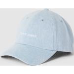 Hellblaue Unifarbene Tommy Hilfiger Snapback-Caps aus Baumwolle für Damen Einheitsgröße 