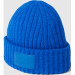 Reduzierte Blaue Unifarbene Tommy Hilfiger Damenbeanies aus Polyamid Einheitsgröße für den für den Winter 