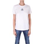 Reduzierte Weiße Tommy Hilfiger T-Shirts aus Baumwolle für Damen Größe XS 