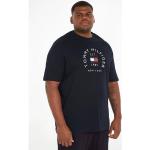 Blaue Casual Kurzärmelige Tommy Hilfiger Big & Tall Rundhals-Ausschnitt T-Shirts aus Baumwolle für Herren Größe 5 XL 