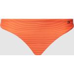 Reduzierte Korallenrote Unifarbene Tommy Hilfiger Bikinihosen & Bikinislips aus Polyamid für Damen Größe XS 