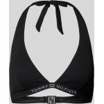 Schwarze Tommy Hilfiger Bikini-Tops aus Polyamid für Damen Größe S 