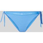 TOMMY HILFIGER Bikini-Slip mit Label-Print (L Blau)