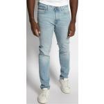 Reduzierte Blaue Bestickte Tommy Hilfiger Bleecker Ripped Jeans & Zerrissene Jeans mit Knopf aus Baumwolle für Herren Weite 34, Länge 34 