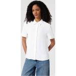 Weiße Halblangärmelige Tommy Hilfiger Essentials Blusenshirts & Schlusen aus Viskose für Damen Größe S 