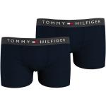 Blaue Tommy Hilfiger Desert Boxershorts für Kinder aus Polyamid für Jungen Größe 176 2-teilig 