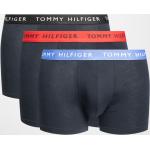 Reduzierte Schwarze Unifarbene Tommy Hilfiger Herrenboxershorts aus Baumwolle enganliegend Größe S 3-teilig 