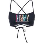 Reduzierte Blaue Tommy Hilfiger Bikini-Tops aus Polyamid für Damen Größe XS 