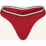 Rote Tommy Hilfiger Bikinihosen & Bikinislips Metallic aus Polyamid für Damen Größe M 
