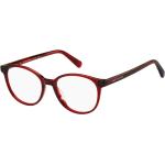 Rote Tommy Hilfiger Brillenfassungen aus Kunststoff für Damen 