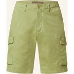 Olivgrüne Tommy Hilfiger Harlem Cargo-Shorts mit Reißverschluss aus Baumwolle für Herren Übergrößen 