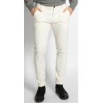 Reduzierte Weiße Unifarbene Tommy Hilfiger Slim Fit Jeans mit Knopf aus Baumwolle für Herren Weite 34, Länge 32 