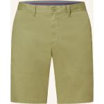Olivgrüne Tommy Hilfiger Harlem Chino-Shorts mit Reißverschluss aus Baumwolle für Herren Größe S 