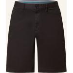 Schwarze Tommy Hilfiger Harlem Chino-Shorts mit Reißverschluss aus Baumwolle für Herren Übergrößen 