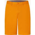 Orange Tommy Hilfiger Harlem Chino-Shorts mit Reißverschluss aus Baumwolle für Herren Übergrößen 