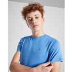 Blaue Kurzärmelige Tommy Hilfiger Junior Kinder T-Shirts aus Baumwolle Größe 134 