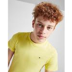Gelbe Kurzärmelige Tommy Hilfiger Junior Kinder T-Shirts aus Baumwolle Größe 134 