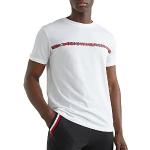Reduzierte Weiße Kurzärmelige Tommy Hilfiger Logo T-Shirts für Damen Größe XL für den für den Frühling 