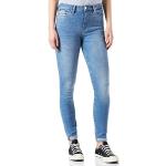 Reduzierte Tommy Hilfiger Harlem Skinny Jeans aus Denim maschinenwaschbar für Damen Größe L Weite 27 