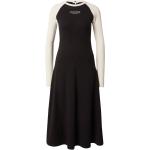 Schwarze Bestickte Color Blocking Langärmelige Mini Minikleider & kurze Kleider für Damen Größe M 