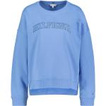 Blaue Oversize Tommy Hilfiger Damensweatshirts Größe M für den für den Herbst 